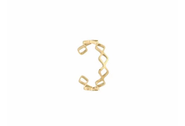 Triangel ring goud