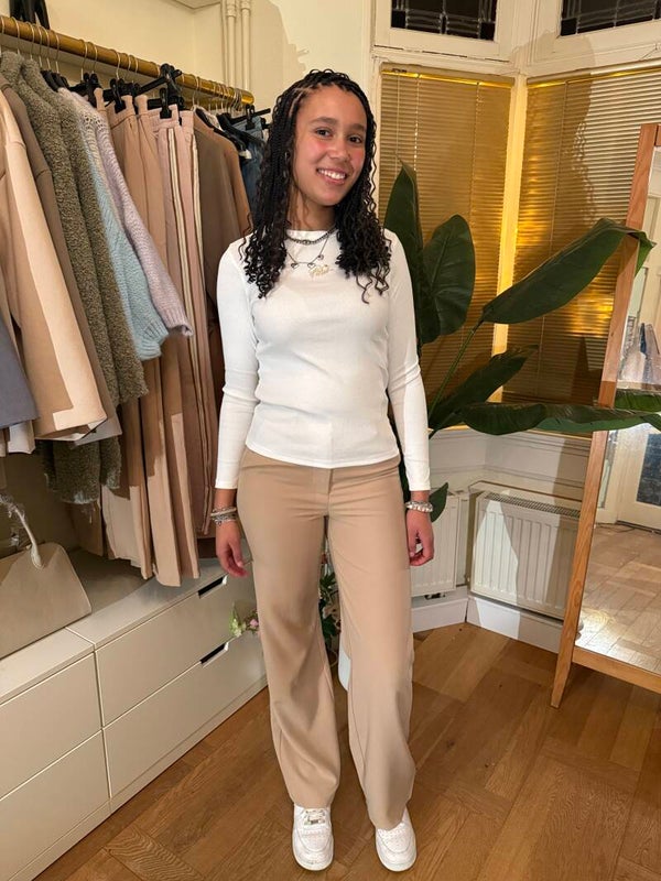 Lune pantalon caramel