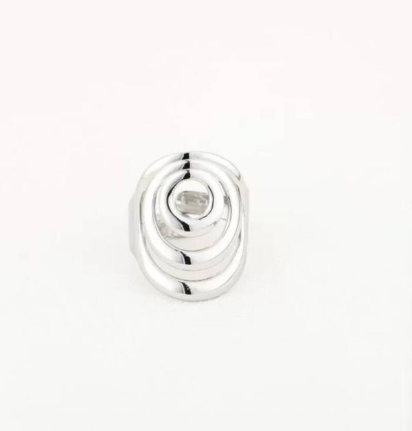 The basic rondjes ring zilver