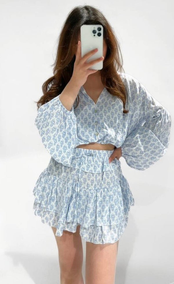 Avani Skort Floral White