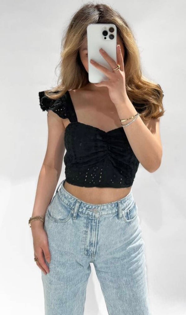 Gracie Top Zwart