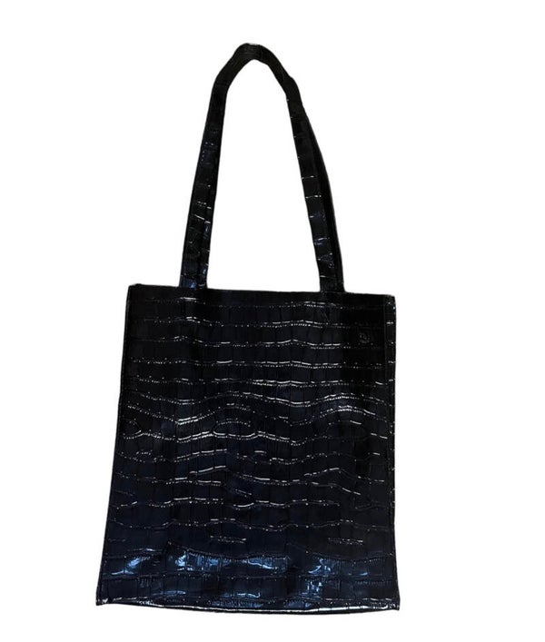 Croco Bag Black