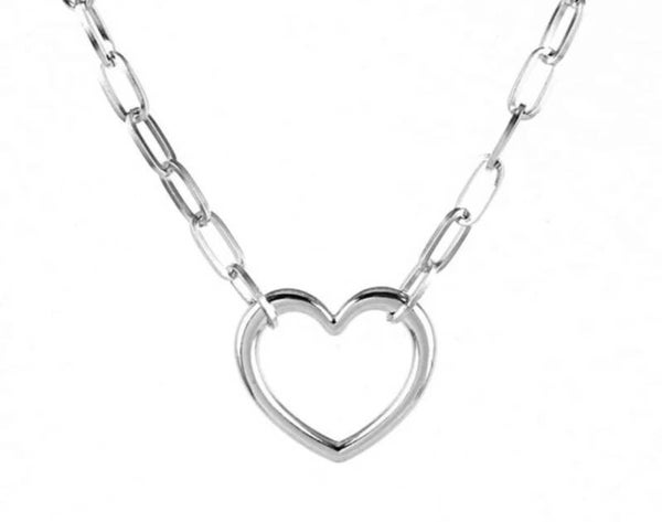 Big heart ketting