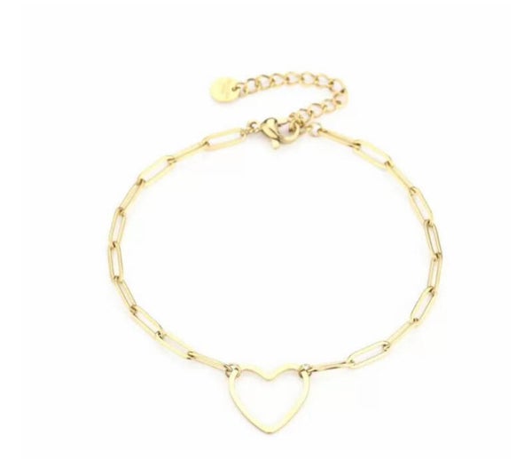 The Heart Bracelet (goud)