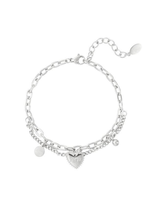Bracelet dubbel Love