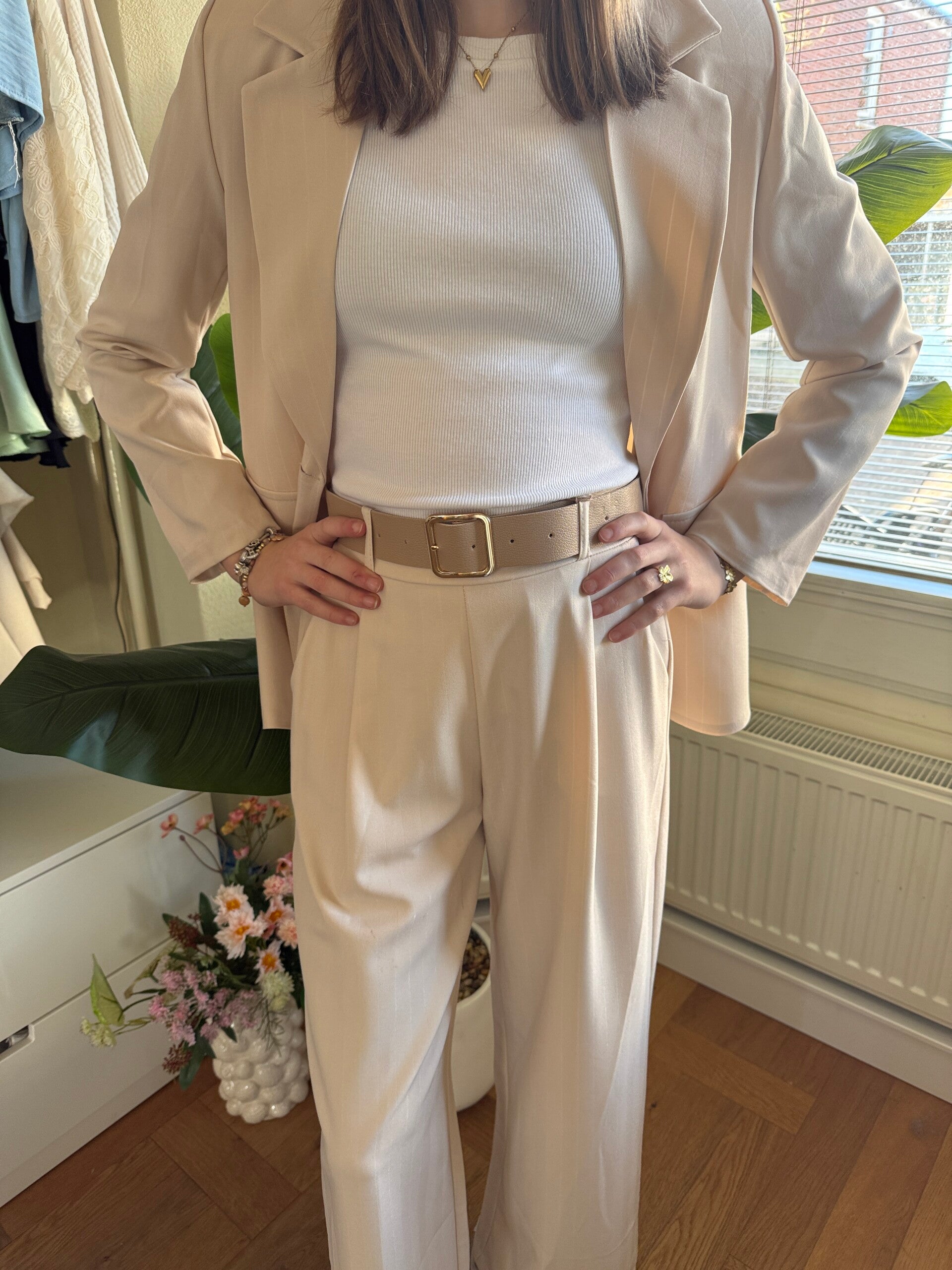 Emmy pantalon met riem