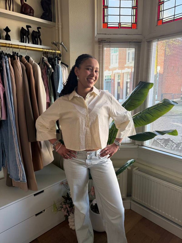 Bella blouse stripes