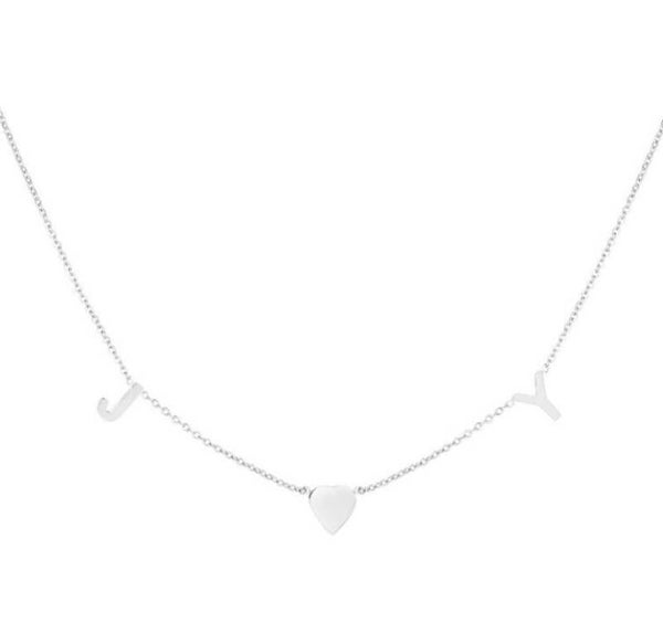 De JOY Quote Ketting (Zilver)