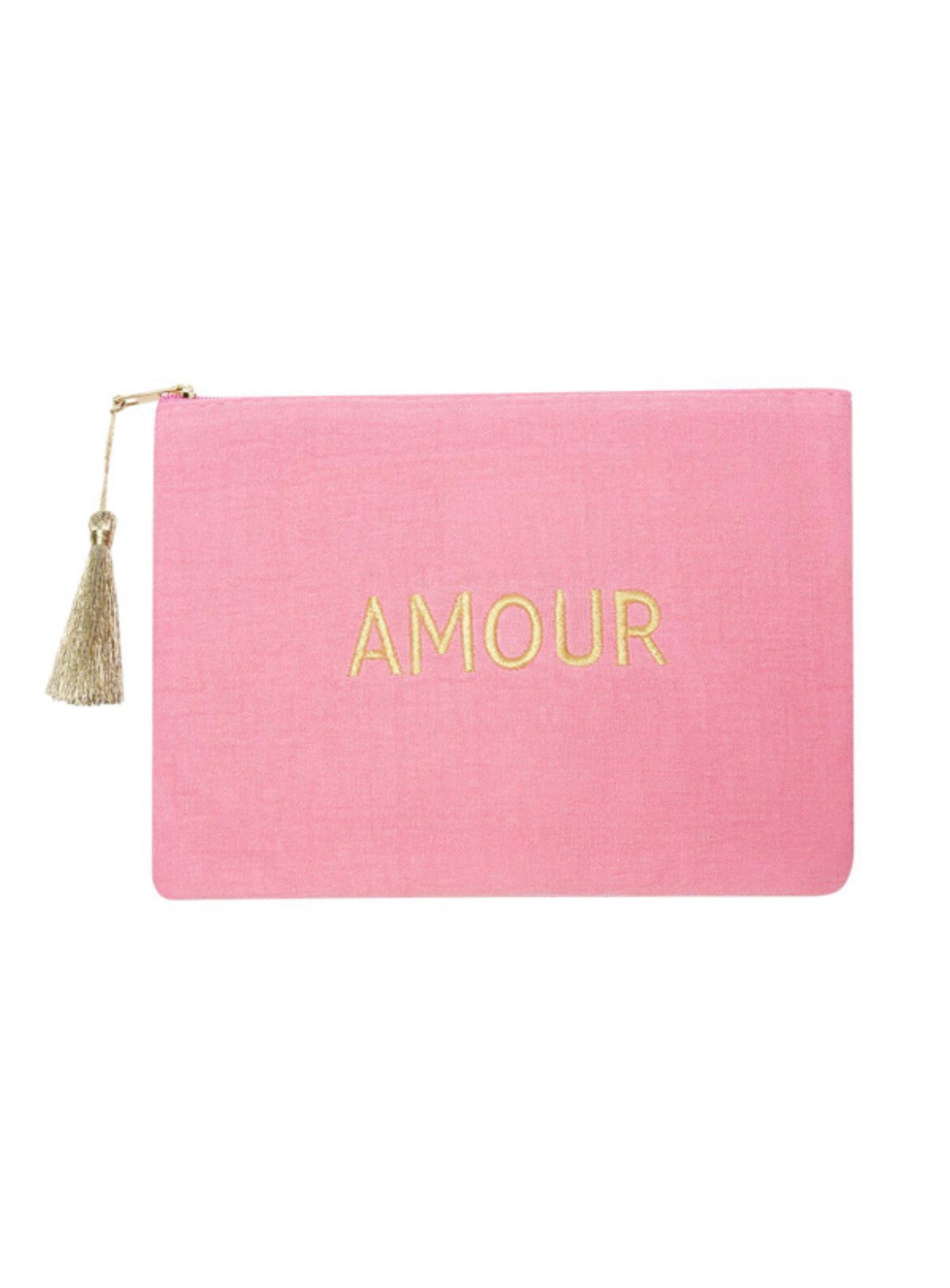 Make-up/Toilet tasje Amour (roze)