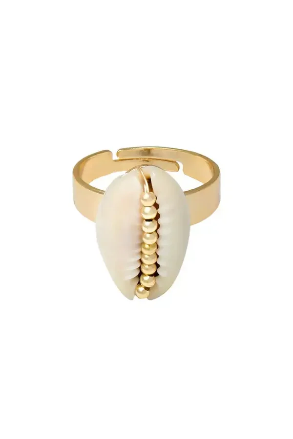 The pearls shell ring