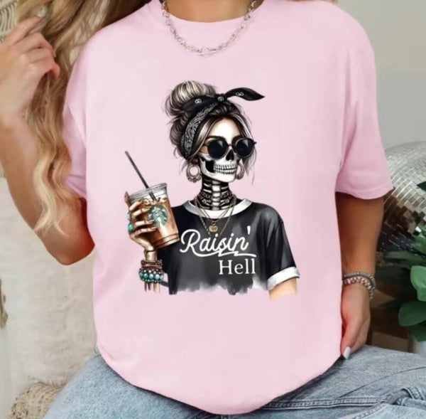 Rising Hell Skeleton T-Shirt