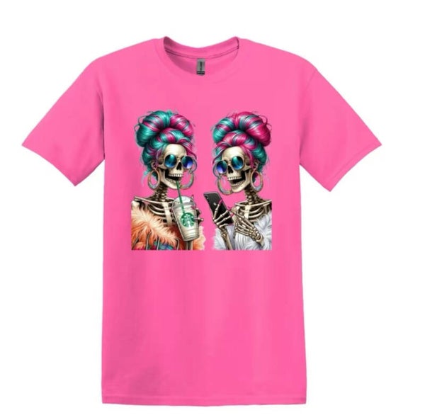 Spill the Tea Skeleton T-Shirt