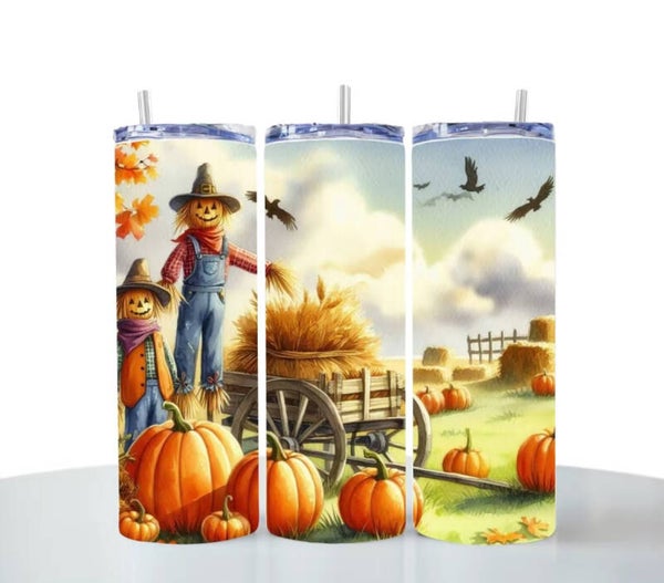 Scarecrow Fall Tumbler
