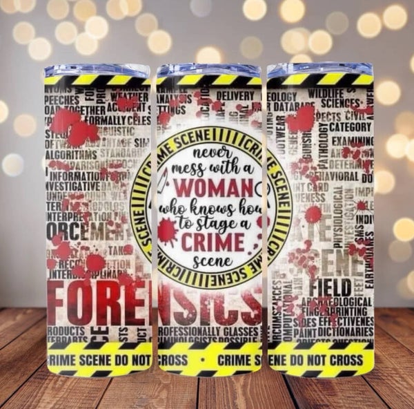 Never Mess With A Woman Who Knows How To Stage a Crime Scene