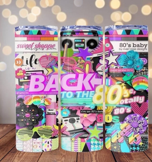 Back To The 80’s Tumbler