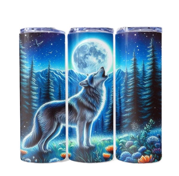 A wolf On A Tumbler
