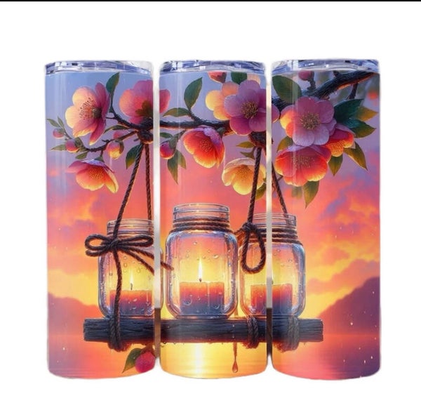 Jars Tied Up In The Summer Tumbler