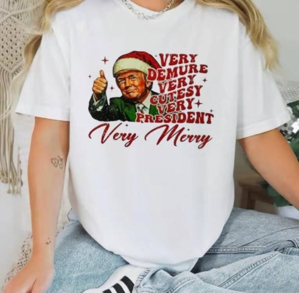Very Demure Very Cutesy Very President Very Merry.