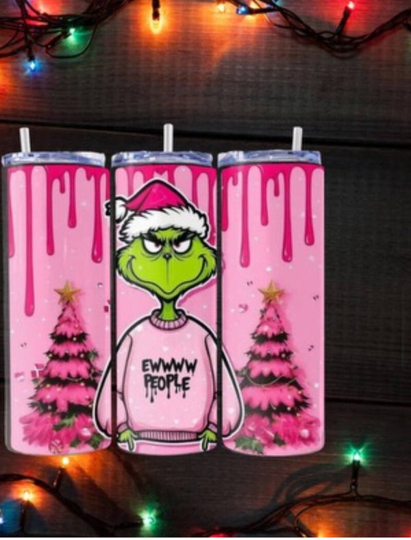 Grinch Ew People Tumbler