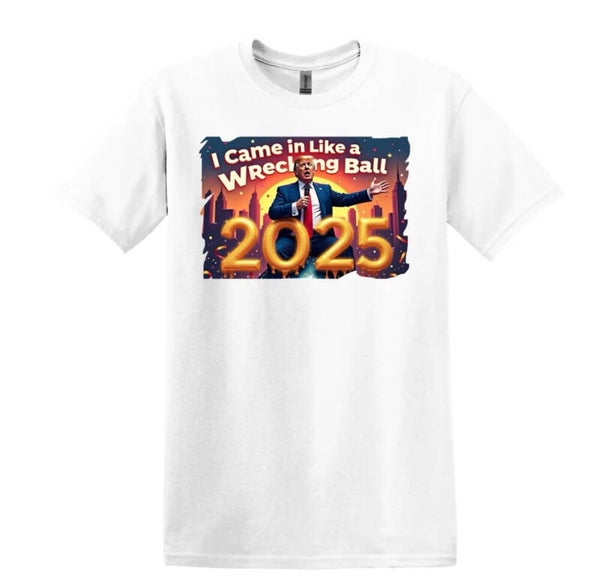 I came in like a Wrecking Ball , Trump T-Shirt