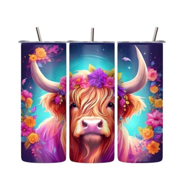 Highland Cow Tumbler