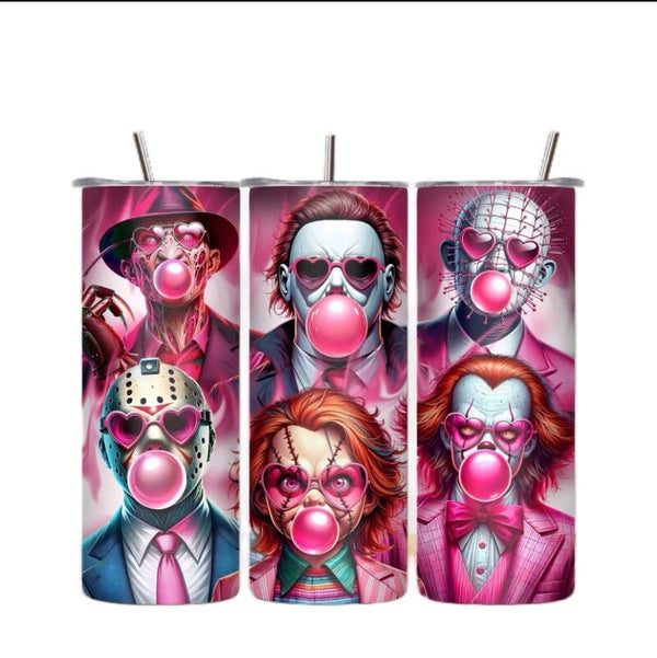 Horror Movie Characters Tumbler
