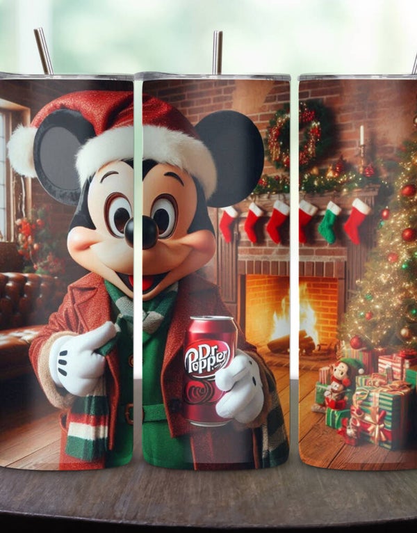 Mickey Mouse W/ Dr. Pepper Tumbler