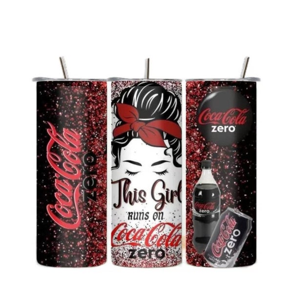 This Girl Runs on Coca-Cola Tumbler
