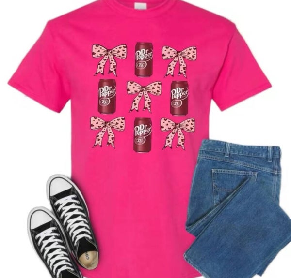 Dr Pepper and Bows Tumbler