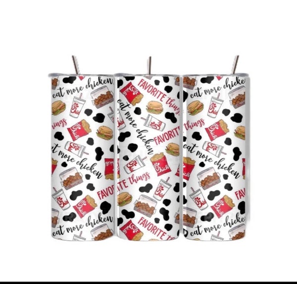 Eat More Chicken Tumbler