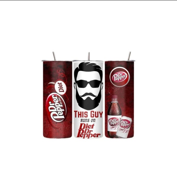 This Guy Runs On Diet Dr. Pepper Tumbler