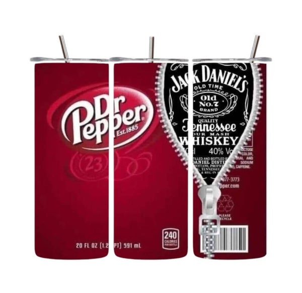 Dr Pepper and Jack Daniel’s Tumbler