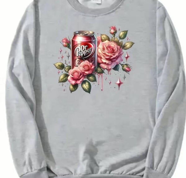 Dr Pepper and Roses Sweatshirt