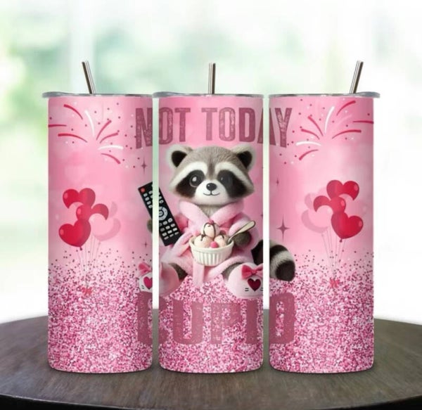 Not Today Cupid Tumbler