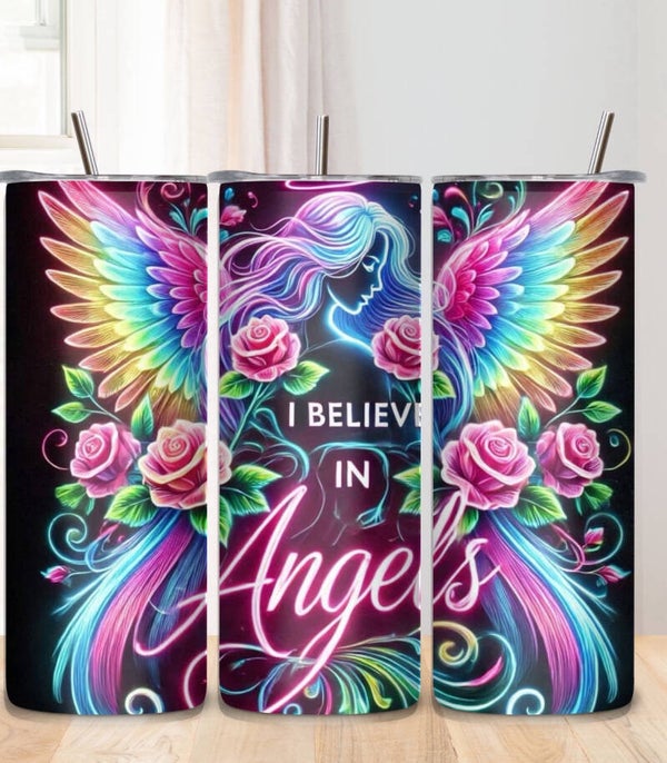 I Believe in Angels Tumbler