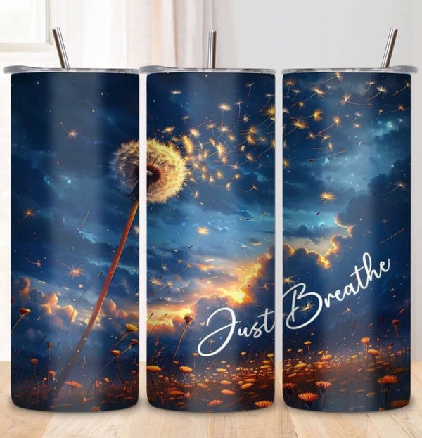 Just Breathe Tumbler