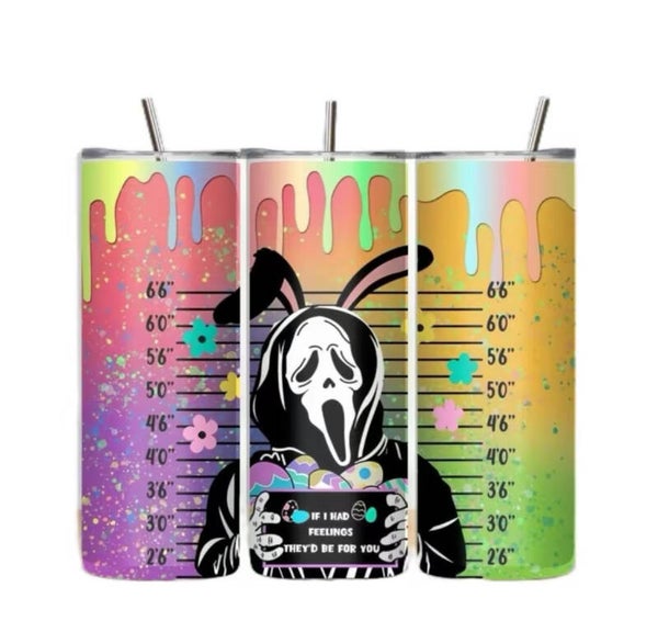 Ghost in a Line up Tumbler