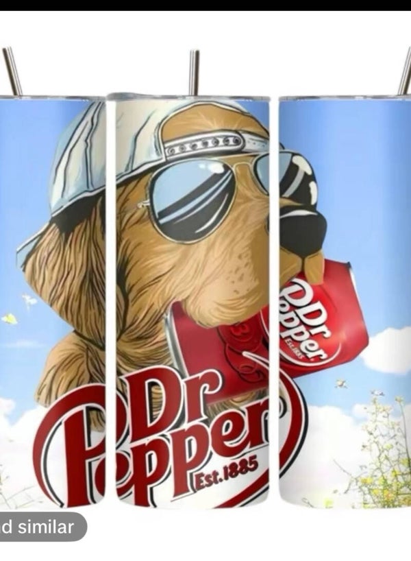 Dr Pepper and a Dog