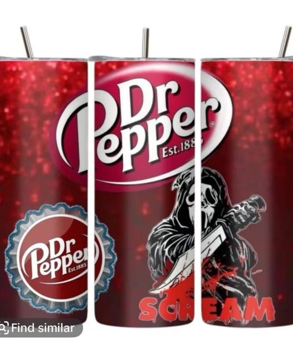 Dr Pepper with Scream Tumbler