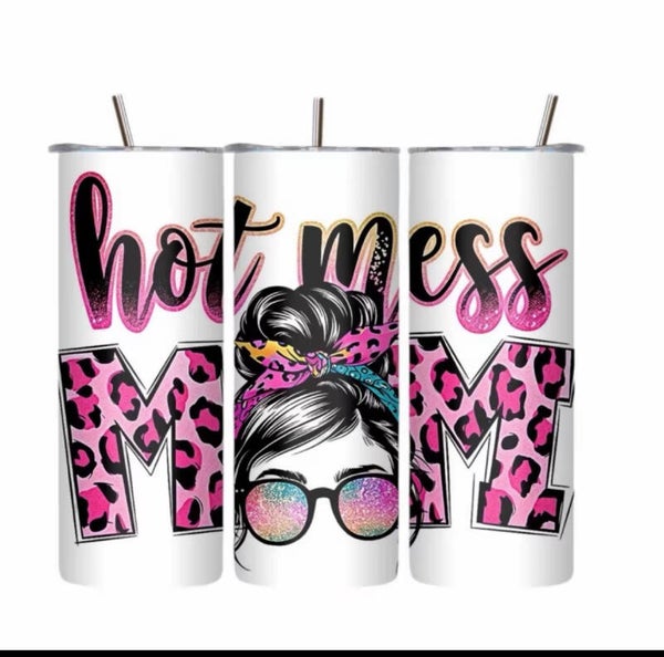 Hot Mess MOM Tumbler