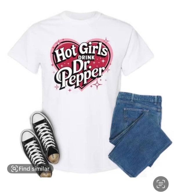 Hots Girls Drink Dr Pepper Tumbler-Shirt