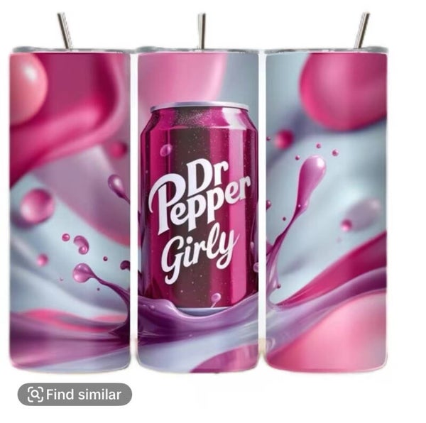 Dr Pepper Girly Tumbler.