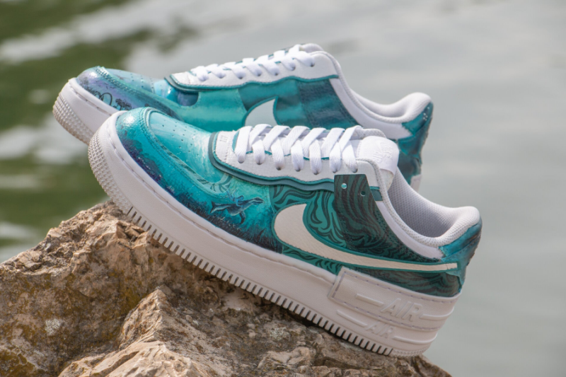 Handbemalte Sneaker Nike Air Force 1