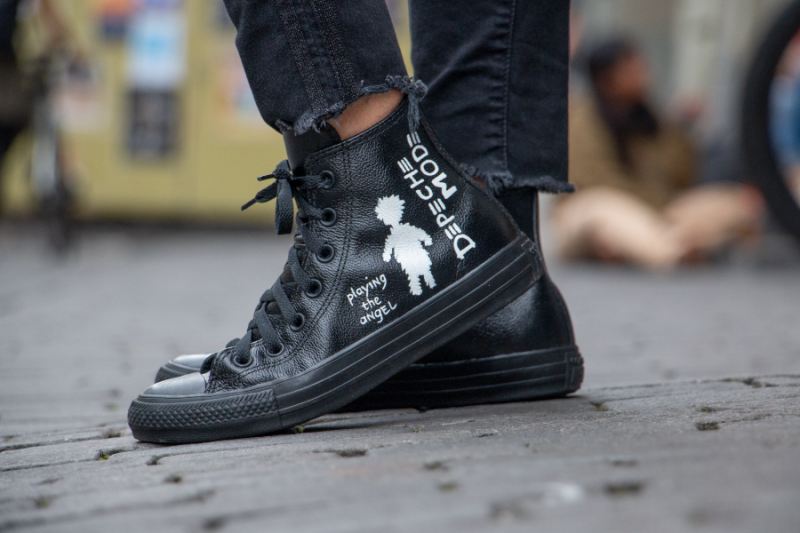 Handbemalte Sneaker Depeche Mode