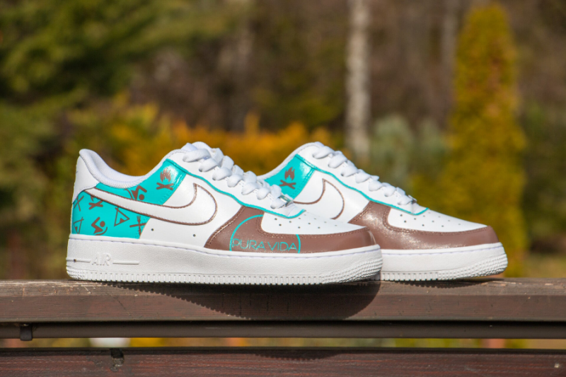Handbemalte Sneaker Nike Air force 1