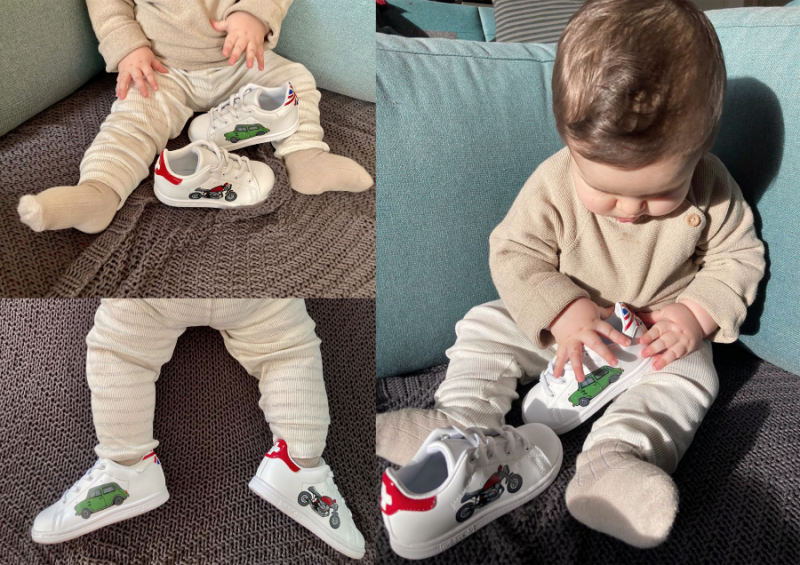 Handbemalte Sneaker zum Geburtstag