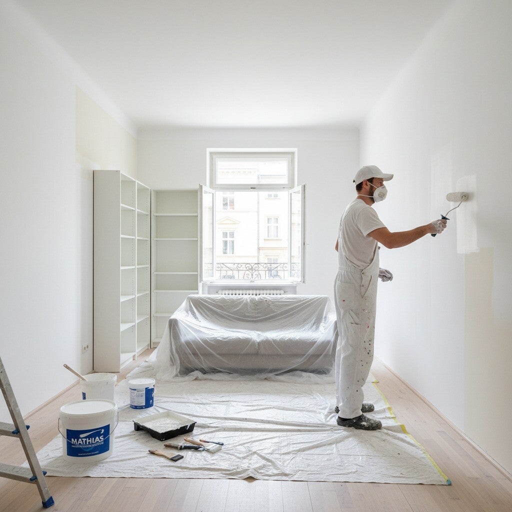 Festpreis: Wohnung weiss Streichen bis 90 m2 Bodenfläche