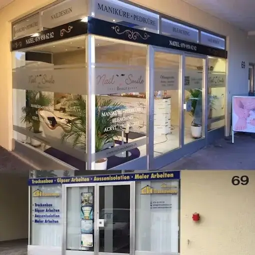 Ladenlokal renovieren streichen und Schaufenster beschriften Dübendorf ZH – Maler Mathias