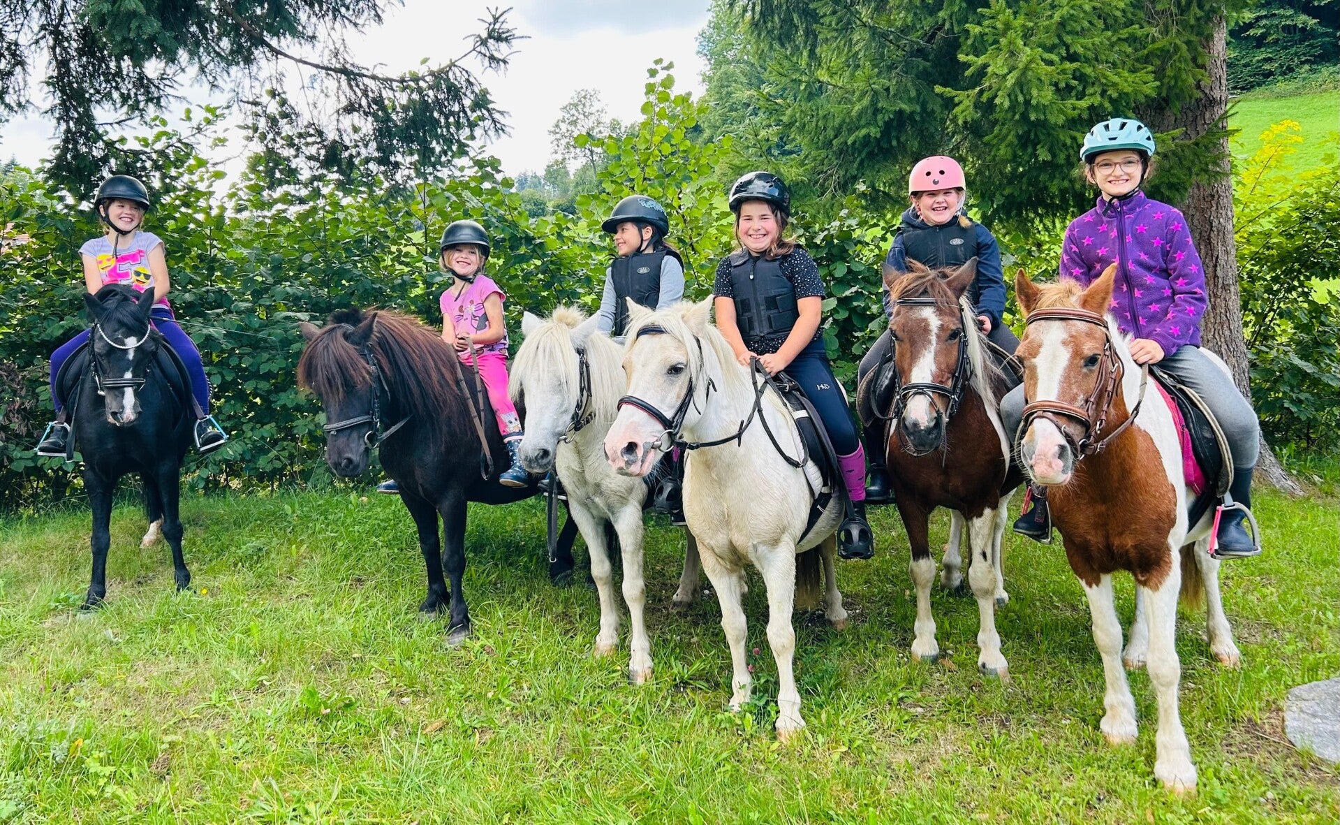 Maler Mathias unterstützt mit 1 % des Umsatzes das Kinderreiten bei Rainbow Ranch Riding