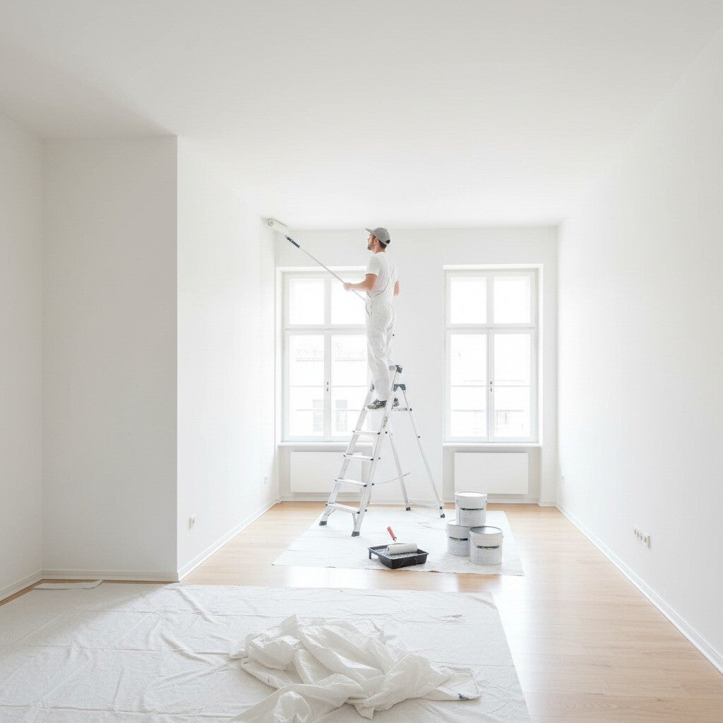 Festpreis: Wohnung weiss Streichen bis 120 m2 Bodenfläche